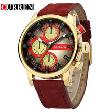 Load image into Gallery viewer, Curren New Men Watches Military Leather