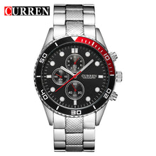 Load image into Gallery viewer, CURREN with Point Scales/Round Dial-Black