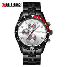Load image into Gallery viewer, CURREN with Point Scales/Round Dial-Black