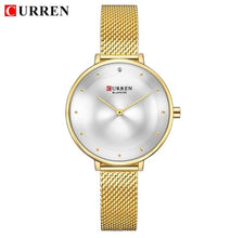Load image into Gallery viewer, Famous Brand Gold Silver Casual Quartz
