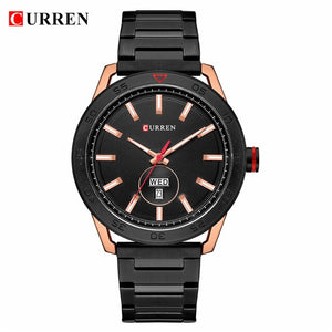 CURREN Classic Silver Watches